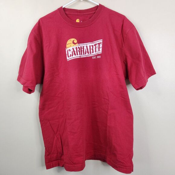 Carhartt Mens Short Sleeve Frontside Graphic Tee Large - Picture 1 of 5